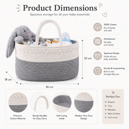 Little Teekie Baby Diaper Caddy Organizer