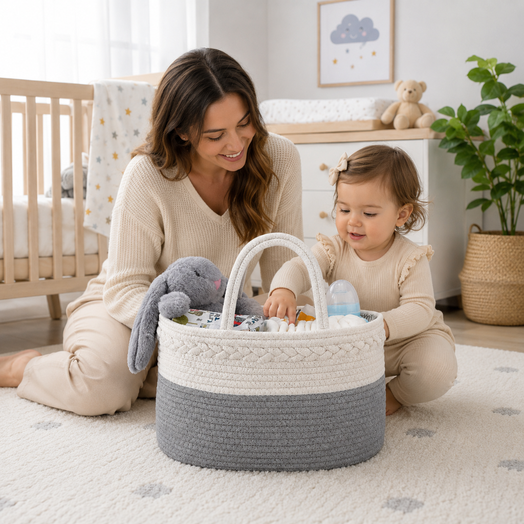 Little Teekie Baby Diaper Caddy Organizer