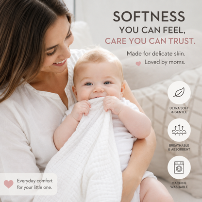 Little Teekie Soft Muslin Baby Burp Cloths