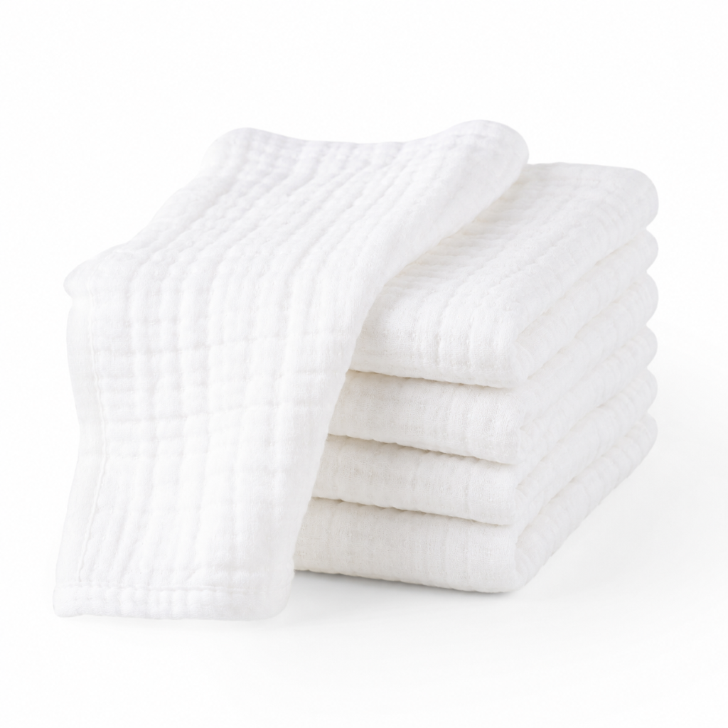 Little Teekie Soft Muslin Baby Burp Cloths