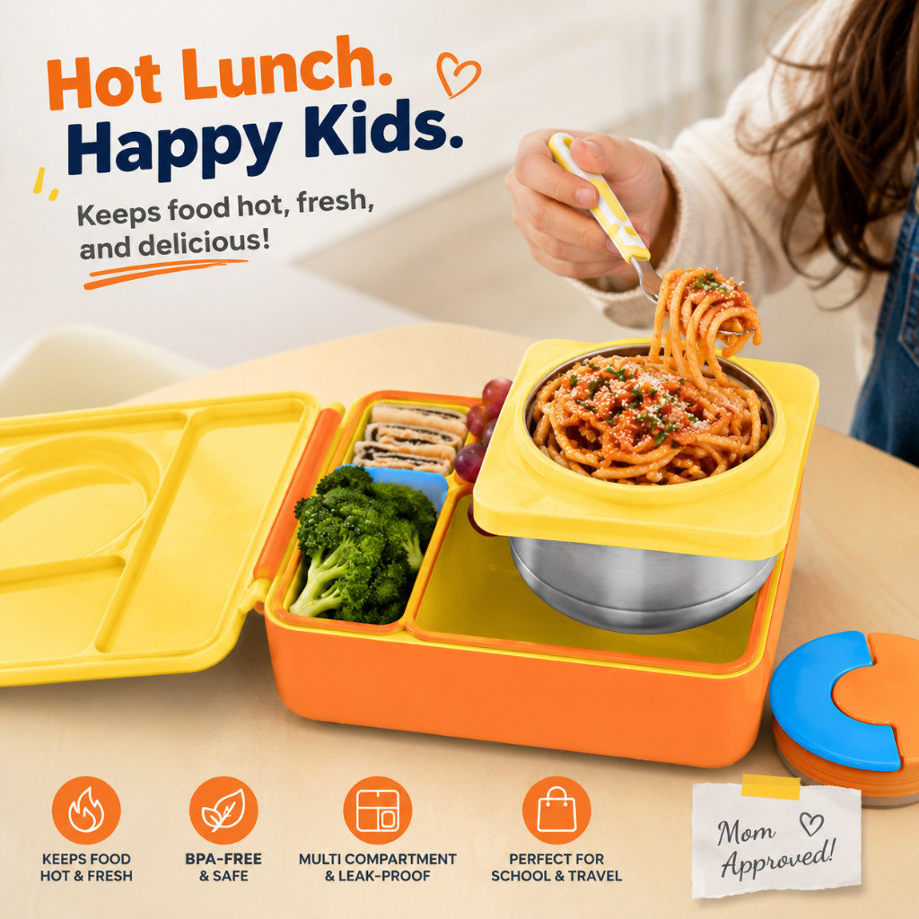 Little Teekie Kids Insulated Bento Lunch Box