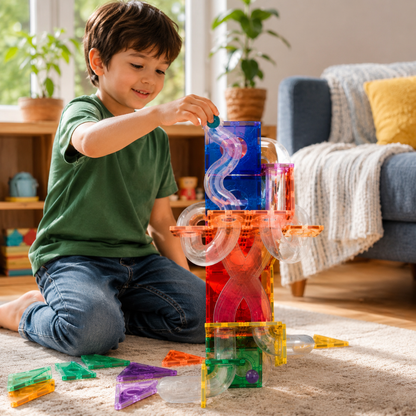Little Teekie Magnetic Ball Run Tile Set