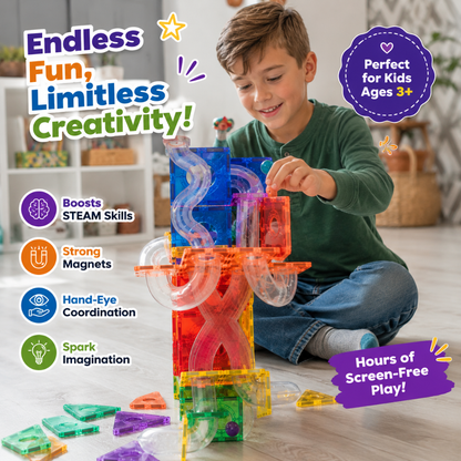 Little Teekie Magnetic Ball Run Tile Set