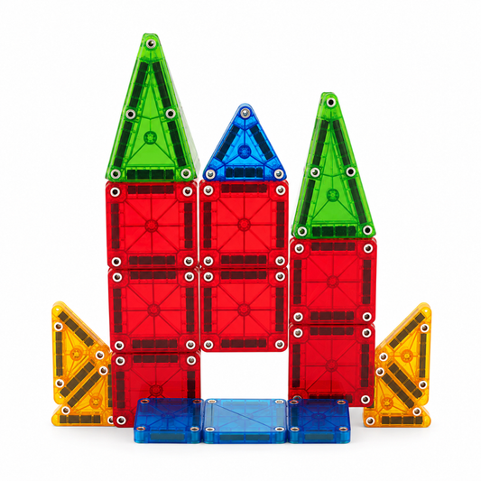 Little Teekie Mini Magnetic Tiles Travel Play Set
