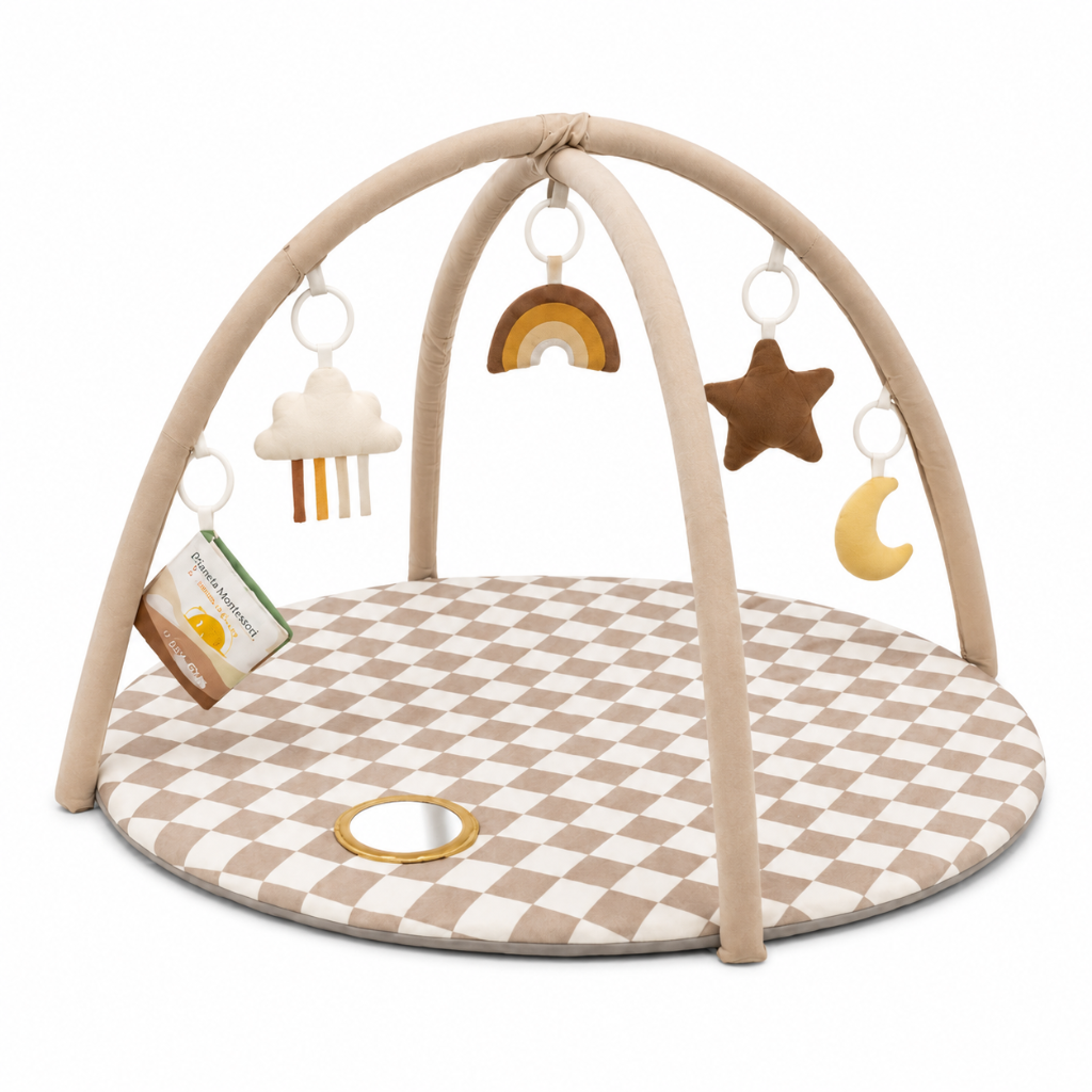 Little Teekie Baby Play Gym Activity Mat with Detachable Toys