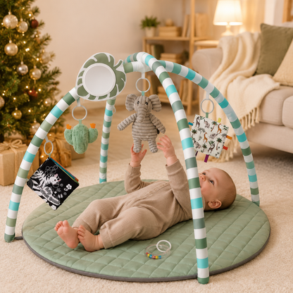 Little Teekie Leaf Shape Baby Play Gym Activity Mat