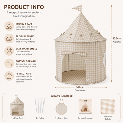 Little Teekies Kids Indoor Play Tent House