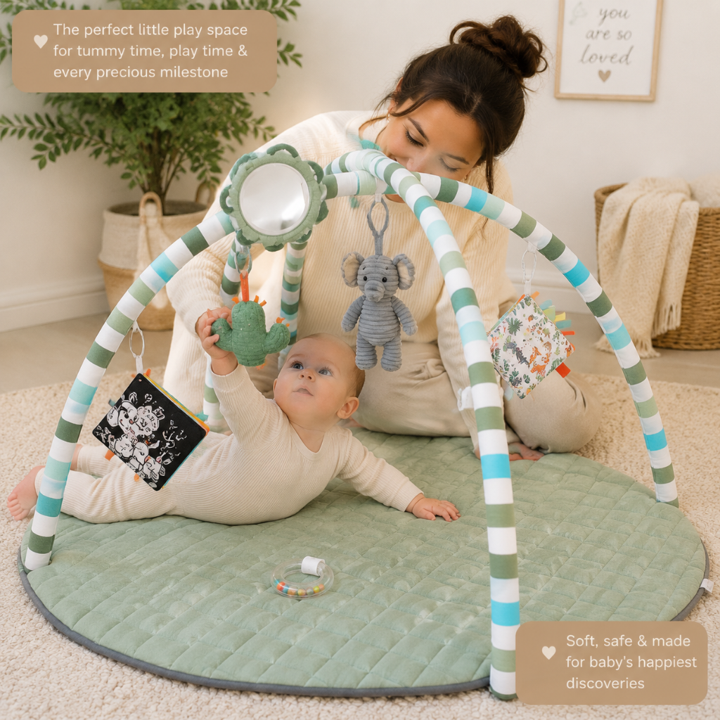 Little Teekie Leaf Shape Baby Play Gym Activity Mat