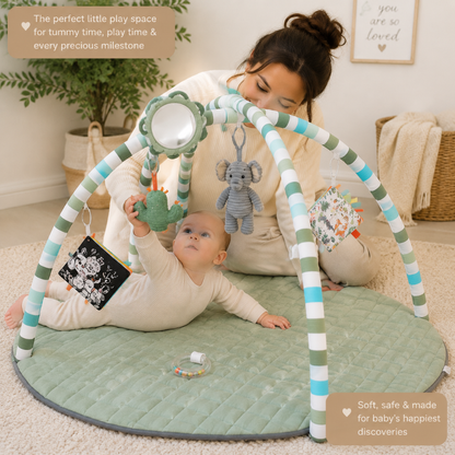 Little Teekie Leaf Shape Baby Play Gym Activity Mat