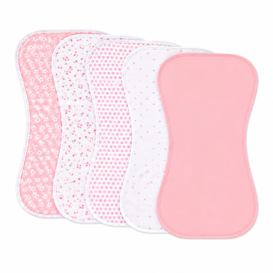 Little Teekie Soft Baby Burp Cloth Set