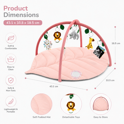 Little Teekie Leaf Shape Baby Play Gym Activity Mat