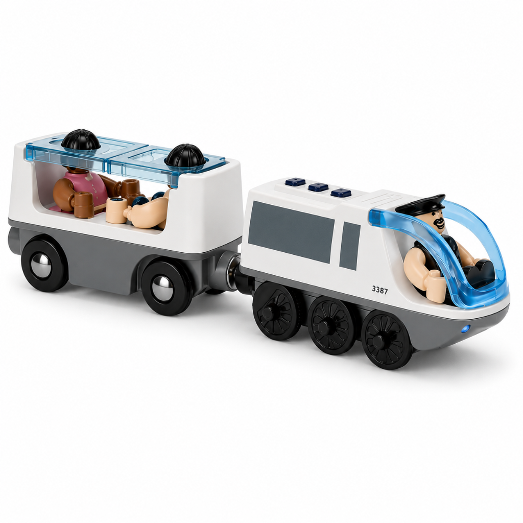 Little Teekie Electric Sound Train Set Toy