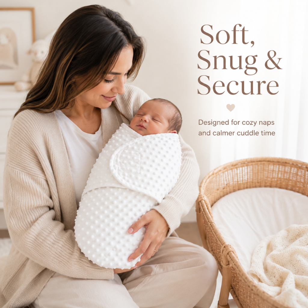 Little Teekie Newborn Anti-Startle Bean Swaddle Blanket