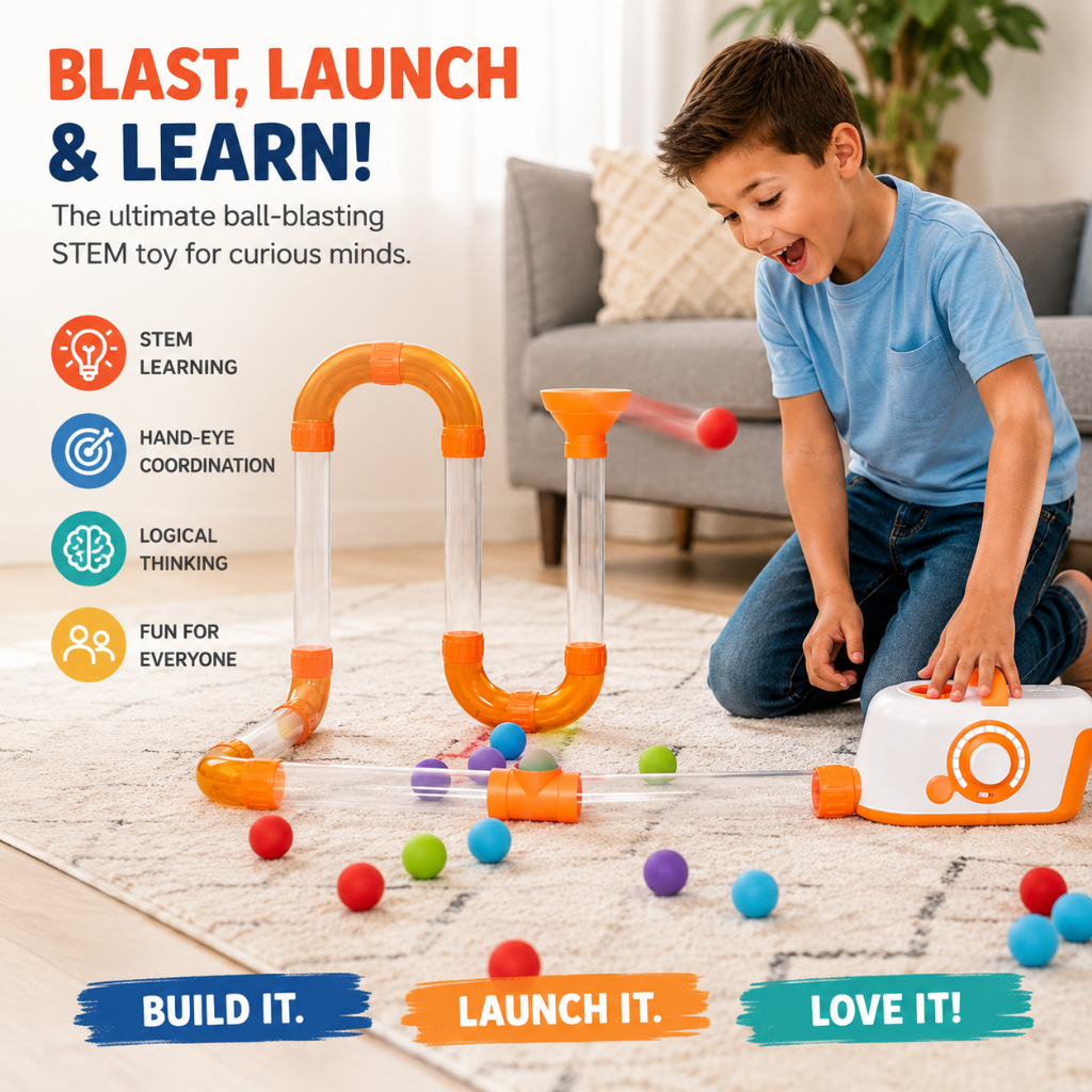 Little Teekie Air Powered Tube Play Set