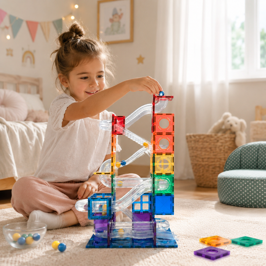 Little Teekie Magnetic Ball Run Tiles Set