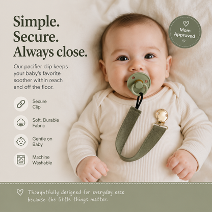 Little Teekie Premium Pacifier Clip Strap