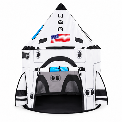 Little Teekie Rocket Ship Play Tent Pop Up Spaceship Playhouse