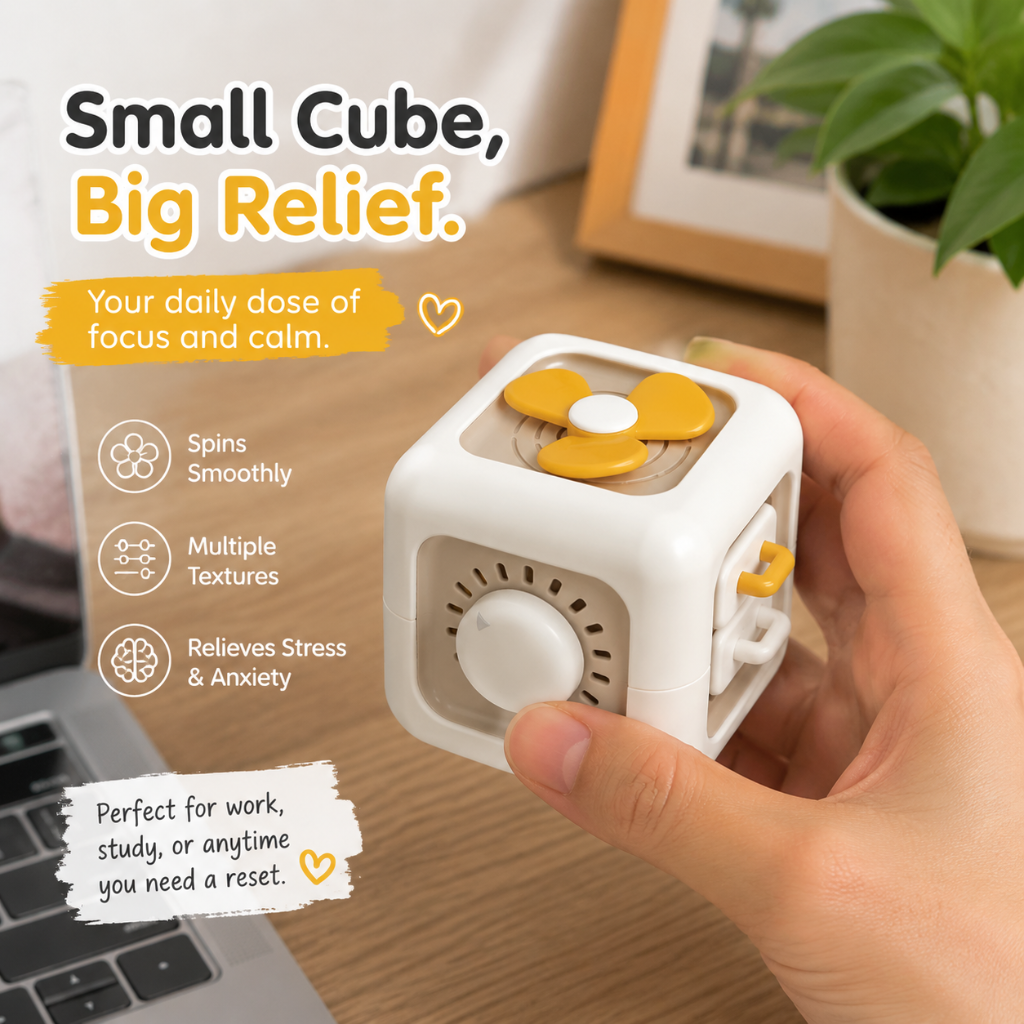 Little Teekies 6 in 1 Activity Cube for Toddlers Learning Toy