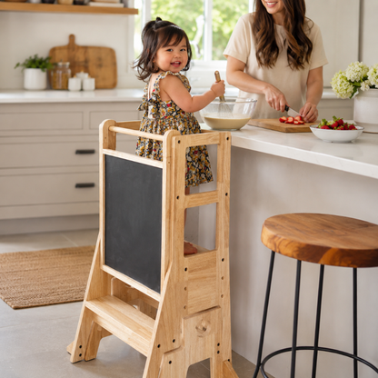 Little Teekie 3-in-1 Adjustable Wooden Learning Tower