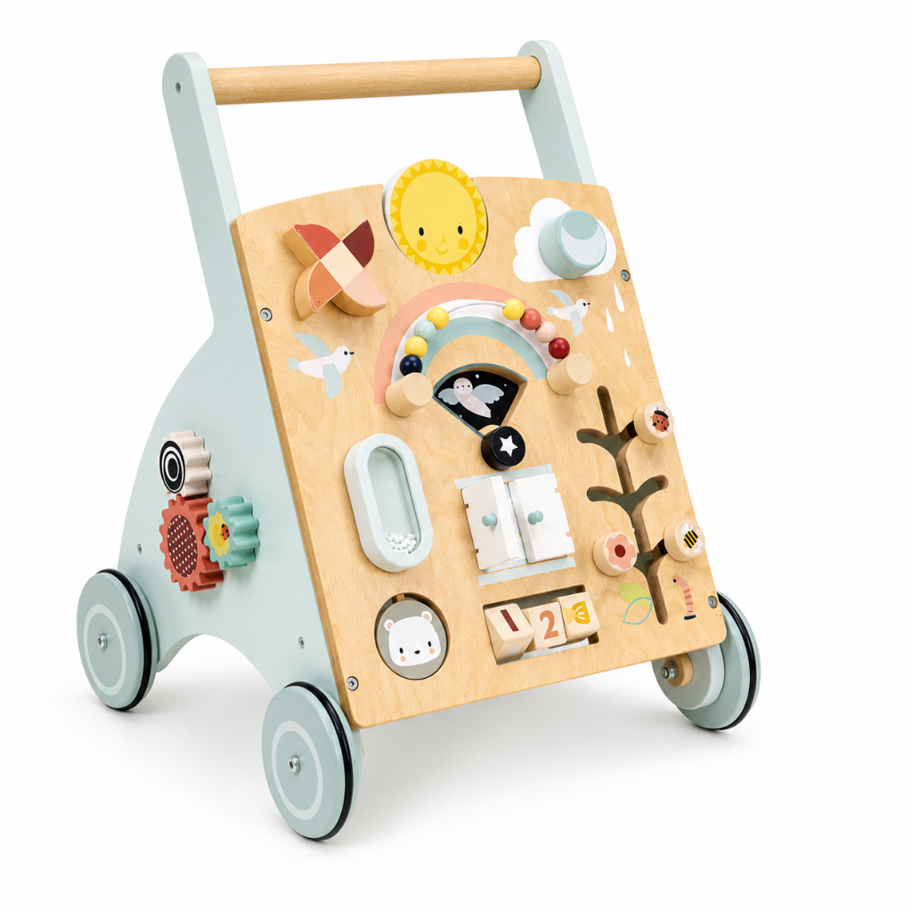 Little Teekie Wooden Baby Activity Walker