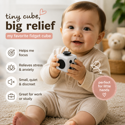 Little Teekie Sensory Fidget Activity Cube