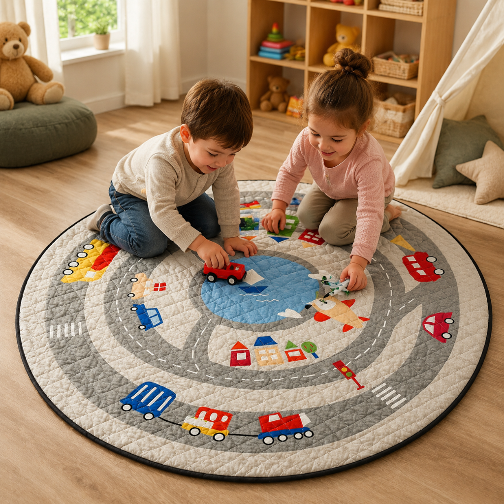 Little Teekie Road Adventure Baby Play Mat