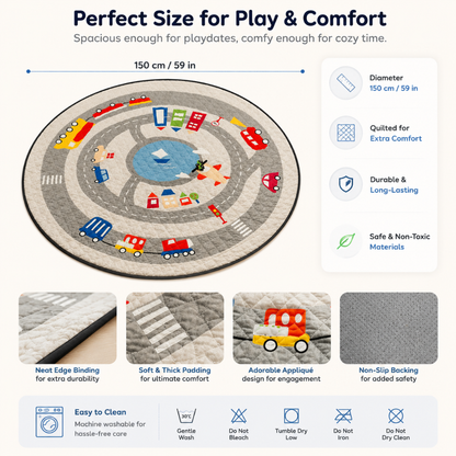 Little Teekie Road Adventure Baby Play Mat