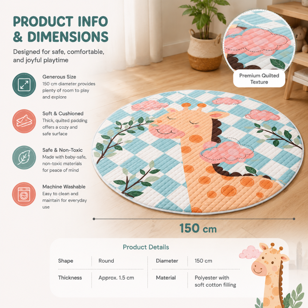 Little Teekie Giraffe Baby Play Mat