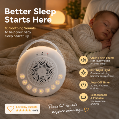 Little Teekie Portable Baby White Noise Sound Machine