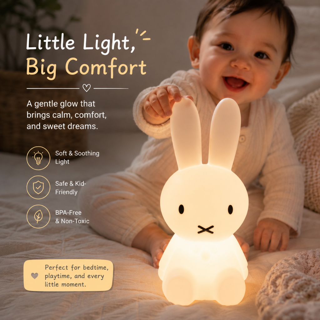 Little Teekie Bunny Night Light Lamp