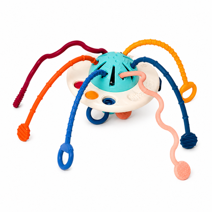 Little Teekies Sensory Pull and Teethe Toy for Babies