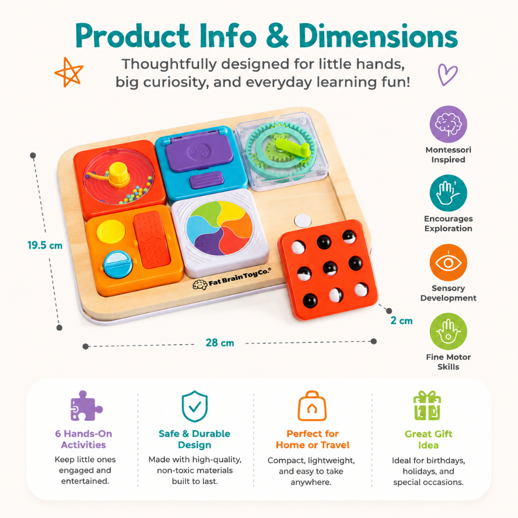 Little Teekie Sensory Activity Board Toy