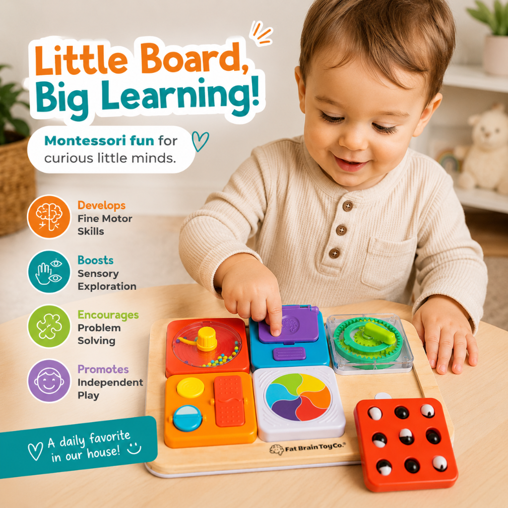 Little Teekie Sensory Activity Board Toy