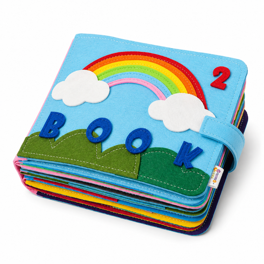 Interactive Montessori Felt Activity Story Book for Toddlers
