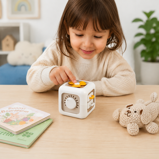 Little Teekies 6 in 1 Activity Cube for Toddlers Learning Toy