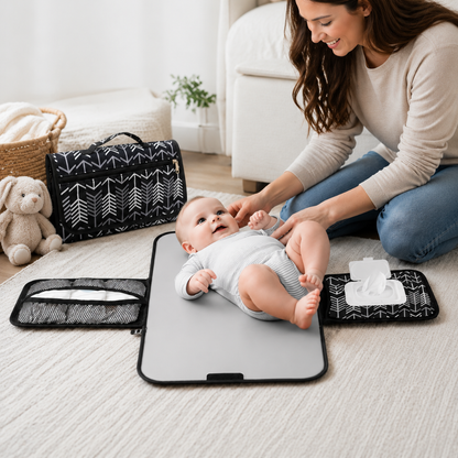Little Teekie Portable Baby Changing Pad Organizer