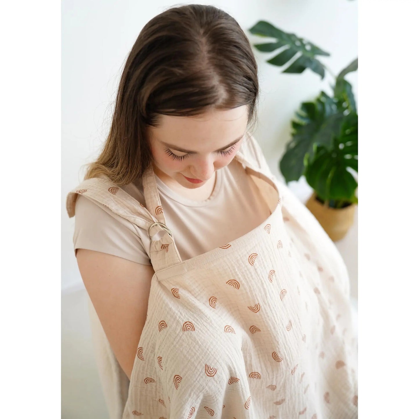 Little Teekie Muslin Breastfeeding Nursing Cover Apron