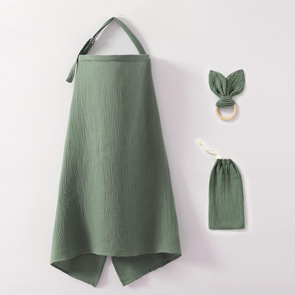 Little Teekie Breathable Muslin Nursing Cover