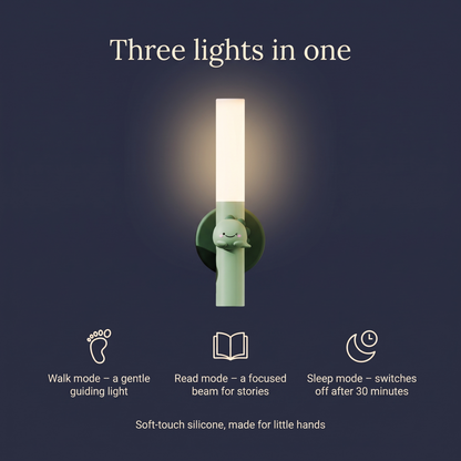 Night light modes: walk, read and sleep with 30 minute timer
