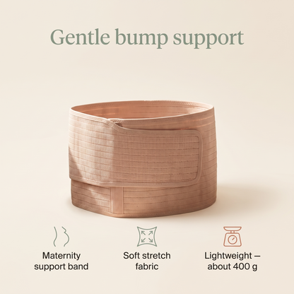 Little Teekie Belly Band | Soft Maternity Support Band – Nude – key features