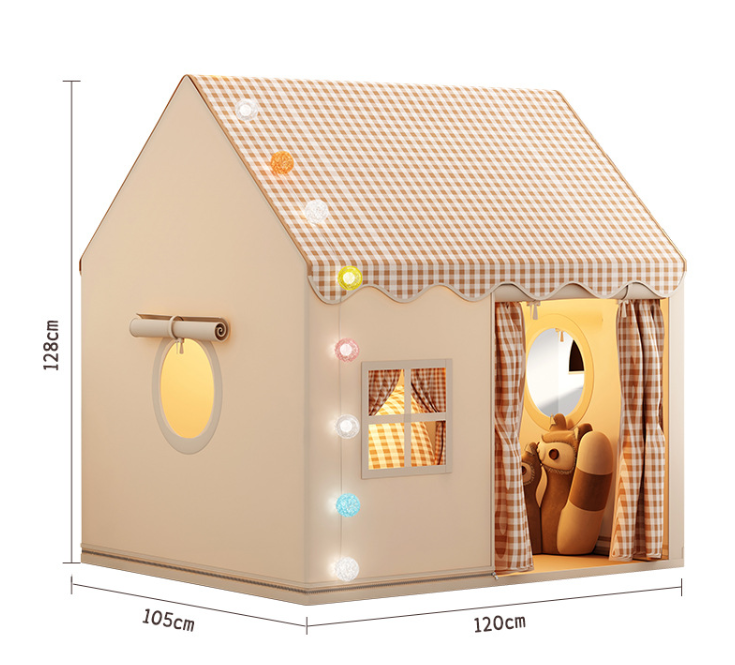 Little Teekie Cozy Playhouse Tent with Lights for Kids