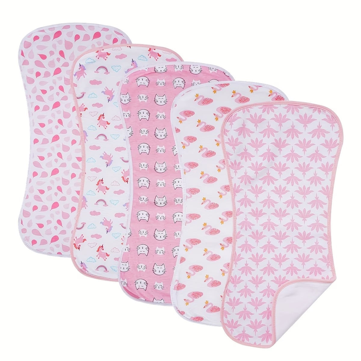 Little Teekie Soft Baby Burp Cloth Set