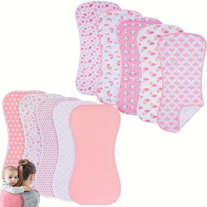 Little Teekie Soft Baby Burp Cloth Set