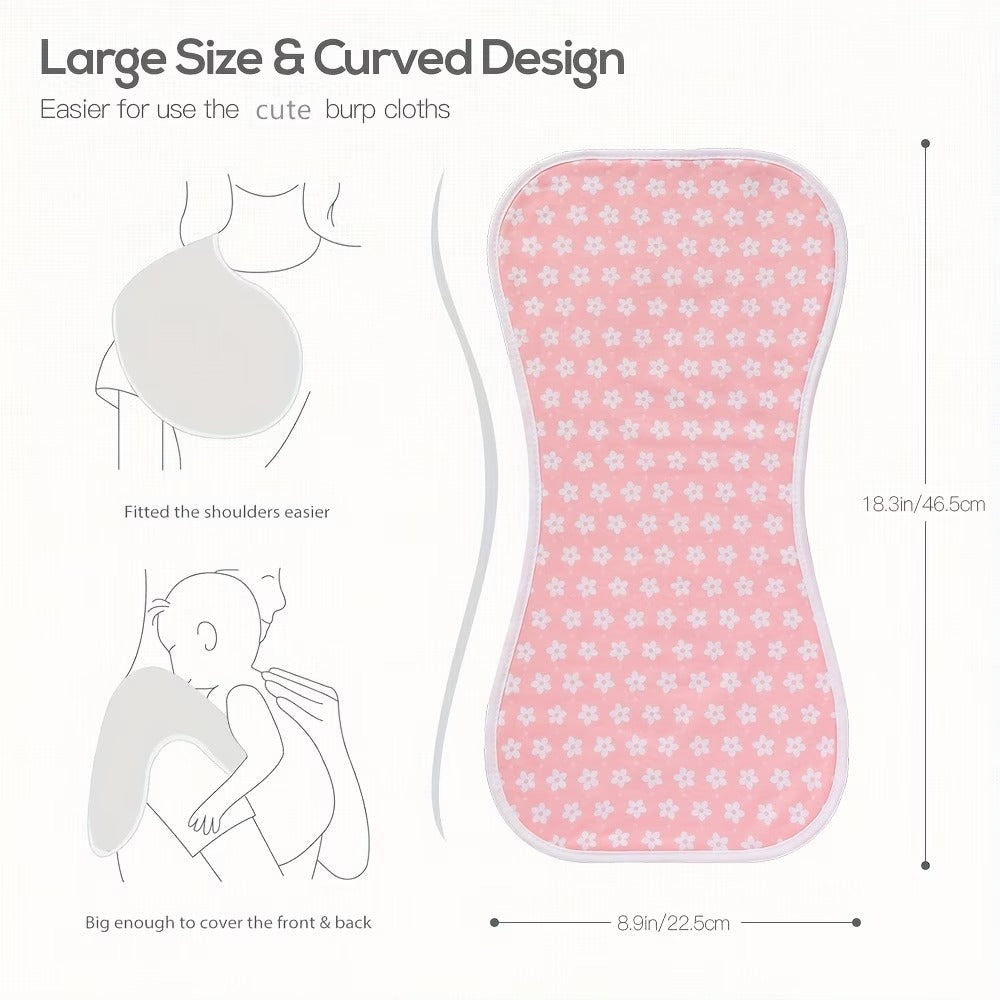 Little Teekie Soft Baby Burp Cloth Set