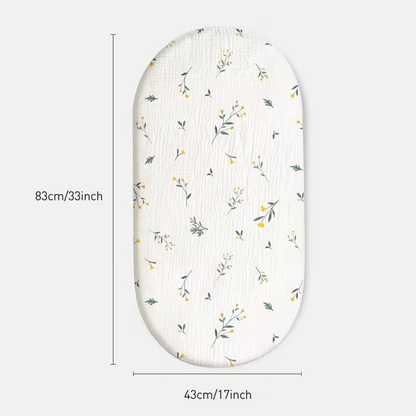 Little Teekie 3 Pack Muslin Baby Bassinet & Changing Pad Sheets