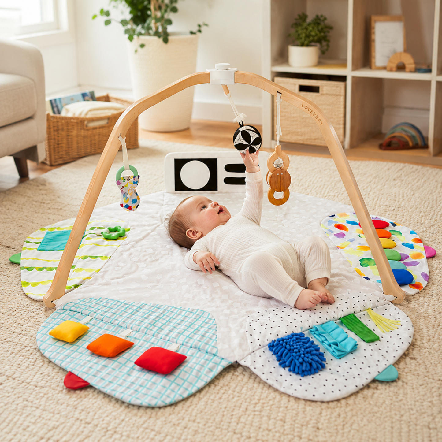 Little Teekie Baby Developmental Play Gym & Activity Mat