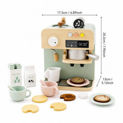Little Teekie Wooden Pretend Cooking Play Kitchen Toy Set