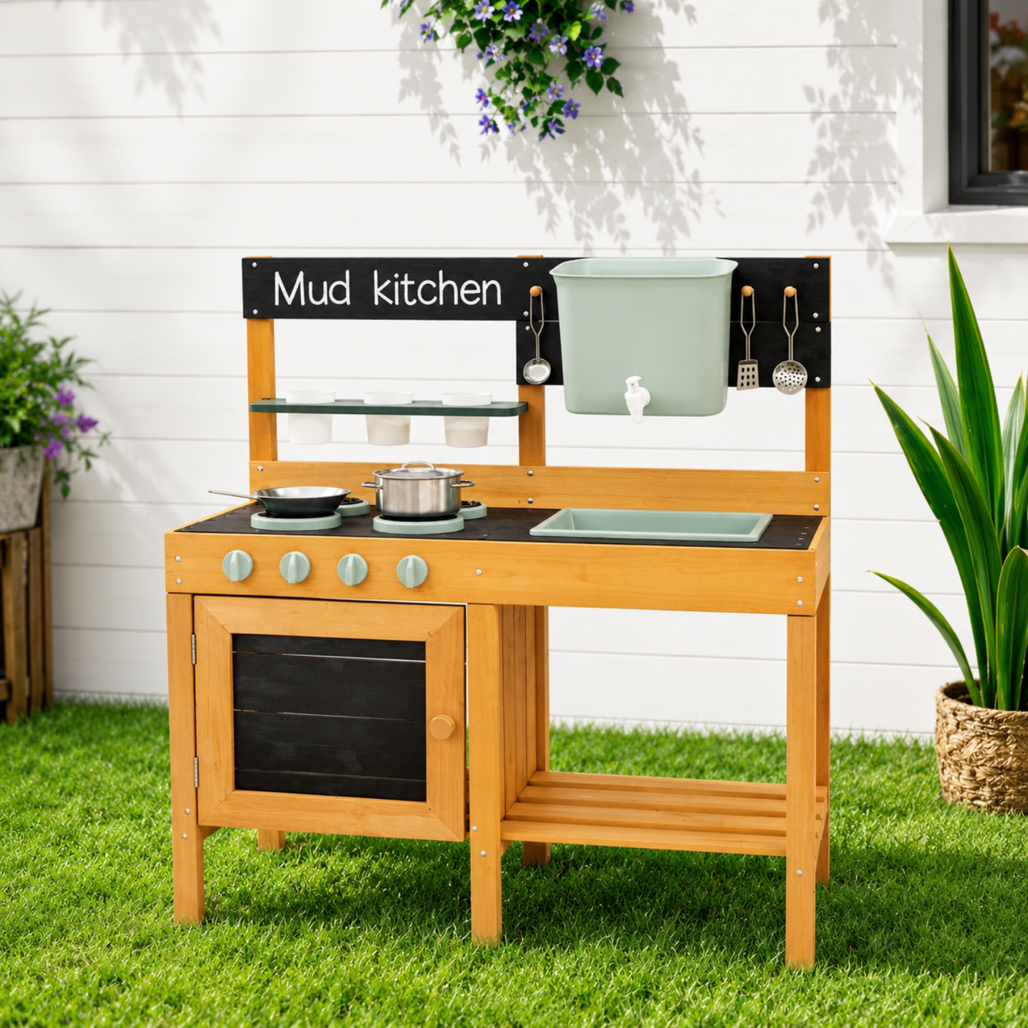 Little Teekie Kids Outdoor Mud Kitchen Play Set