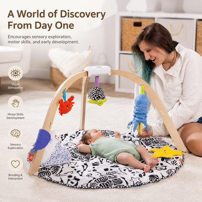 Little Teekie Ocean Baby Play Gym & Sensory Activity Mat