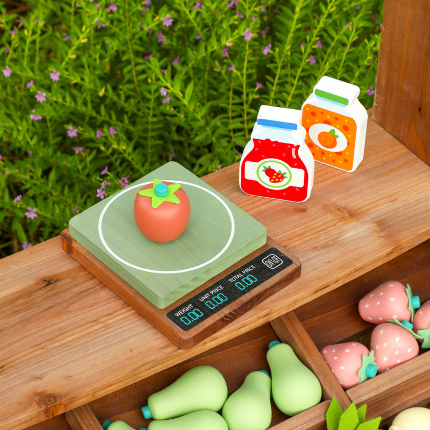 Little Teekie Wooden Grocery Play Food Set